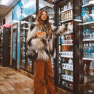 REVOLVE x house of Harlow faux fur coat